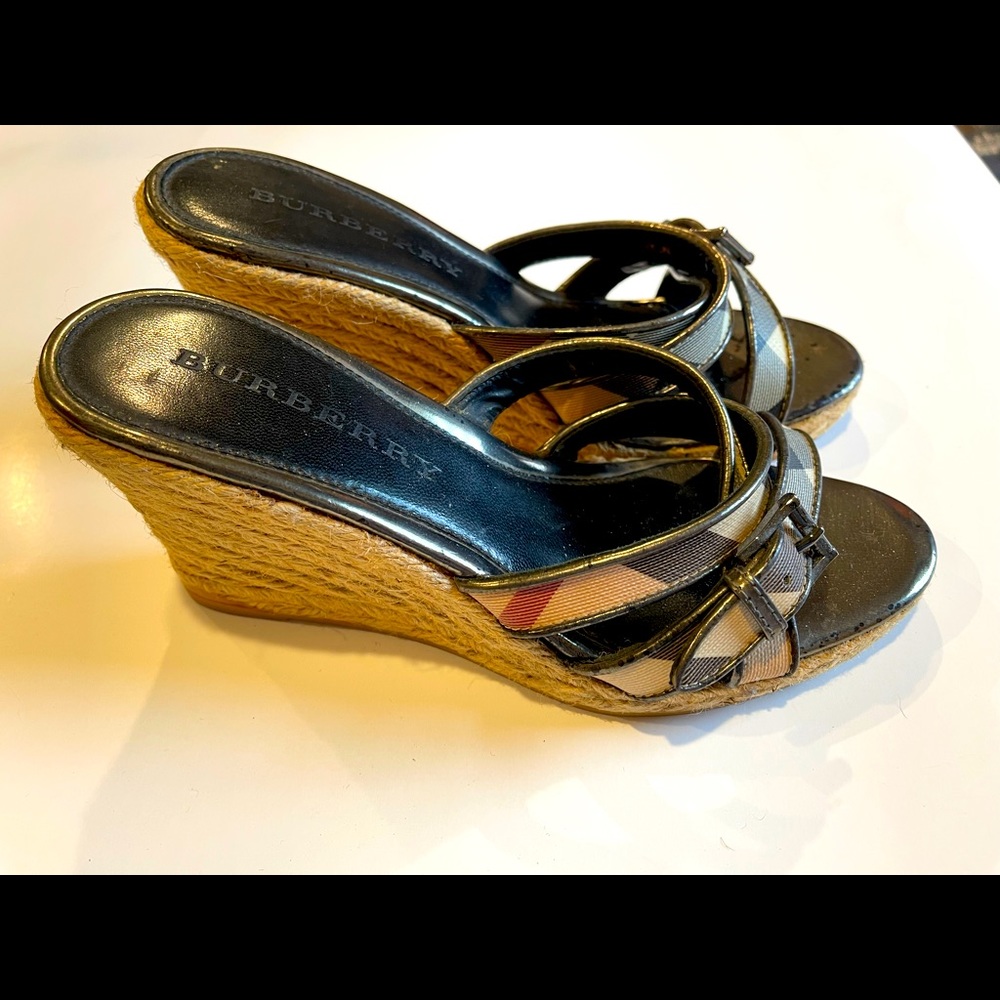 Burberry Espadrille Wedges